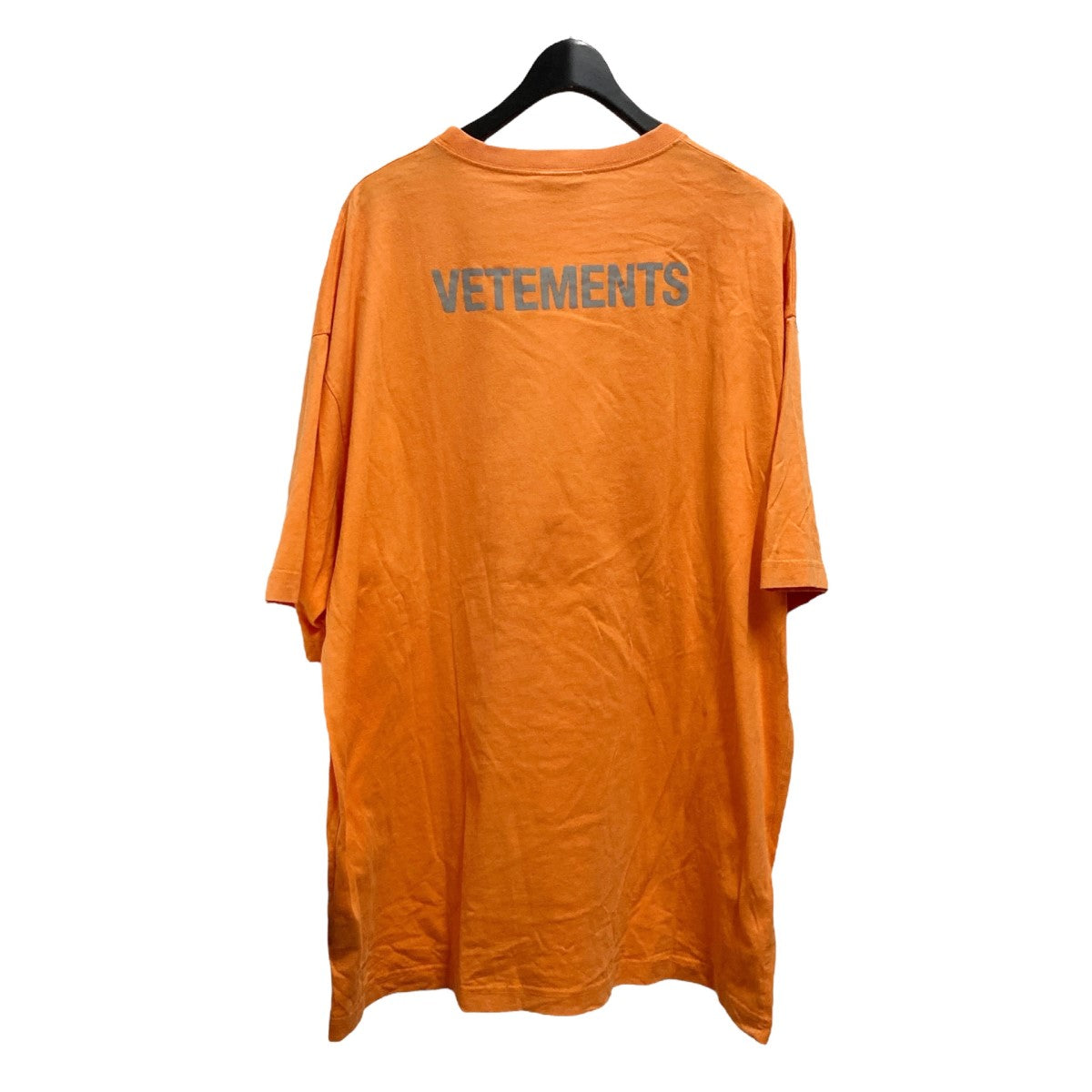 VETEMENTS(ヴェトモン) 半袖TシャツMSS18TR31 MSS18TR31 オレンジ 
