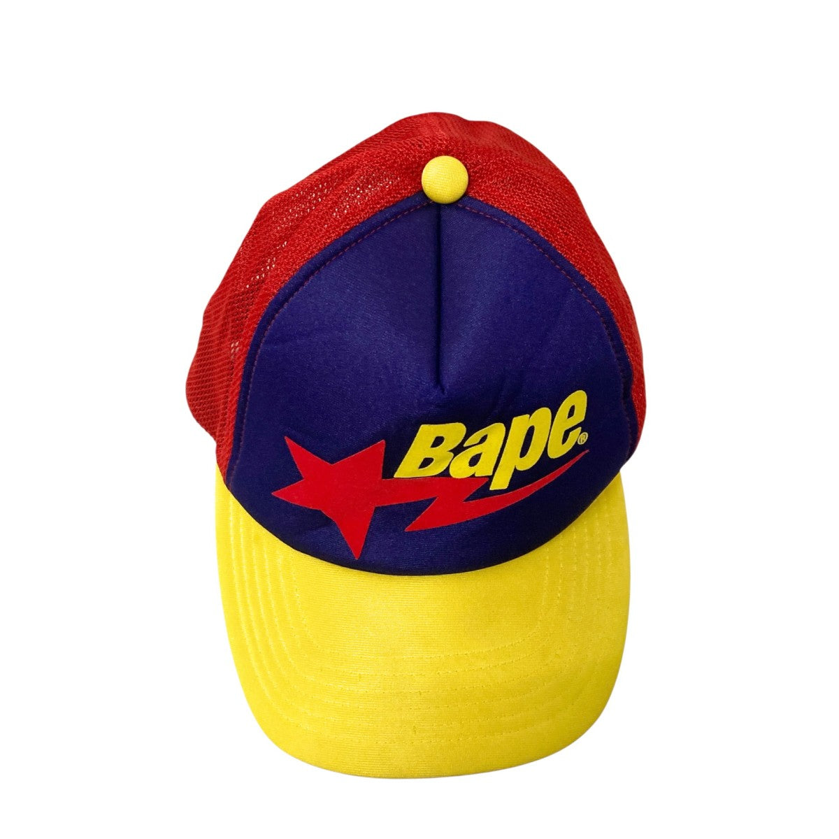 A BATHING APE(アベイシングエイプ) メッシュキャップ レッド