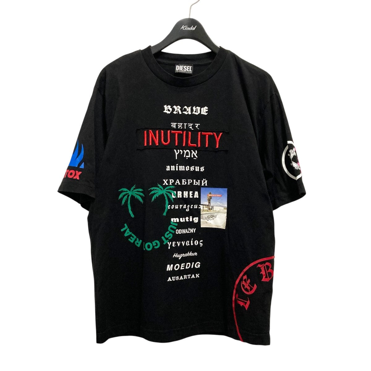 DIESEL プリントTシャツA02978 古着・中古-1枚目のアイテム画像