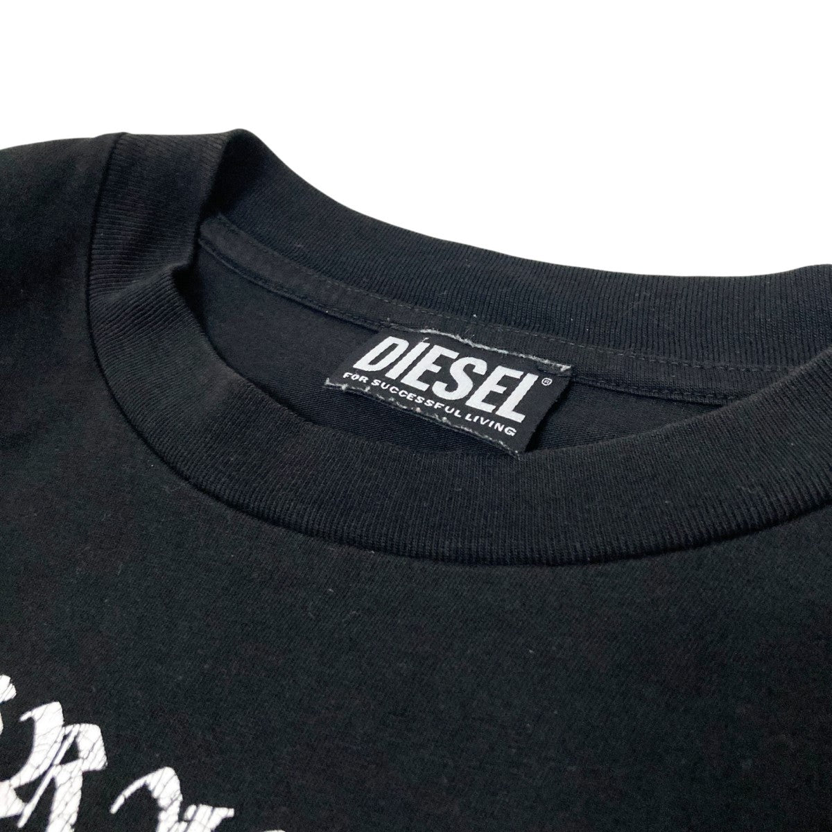 ディーゼル Tシャツ ブラック DIESEL(ディーゼル) プリントTシャツA02978 A02978 ブラック