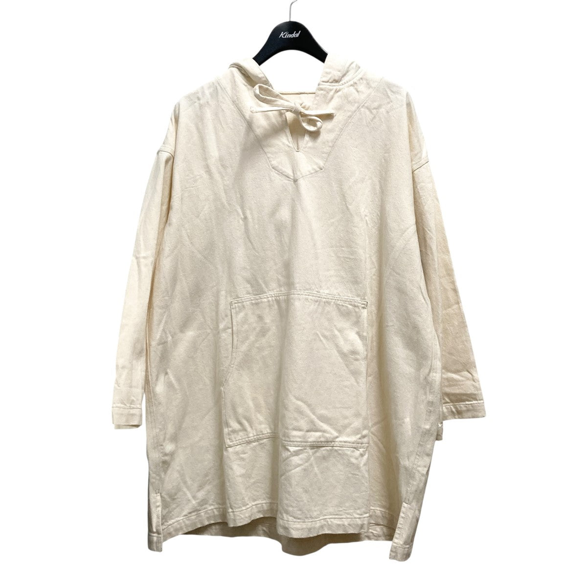 美品▲//ネストローブ nest Robe //リネンノーカラーダブルコート NEST ROBE（ネストローブ）中古・古着オンライン通販 | Kindal