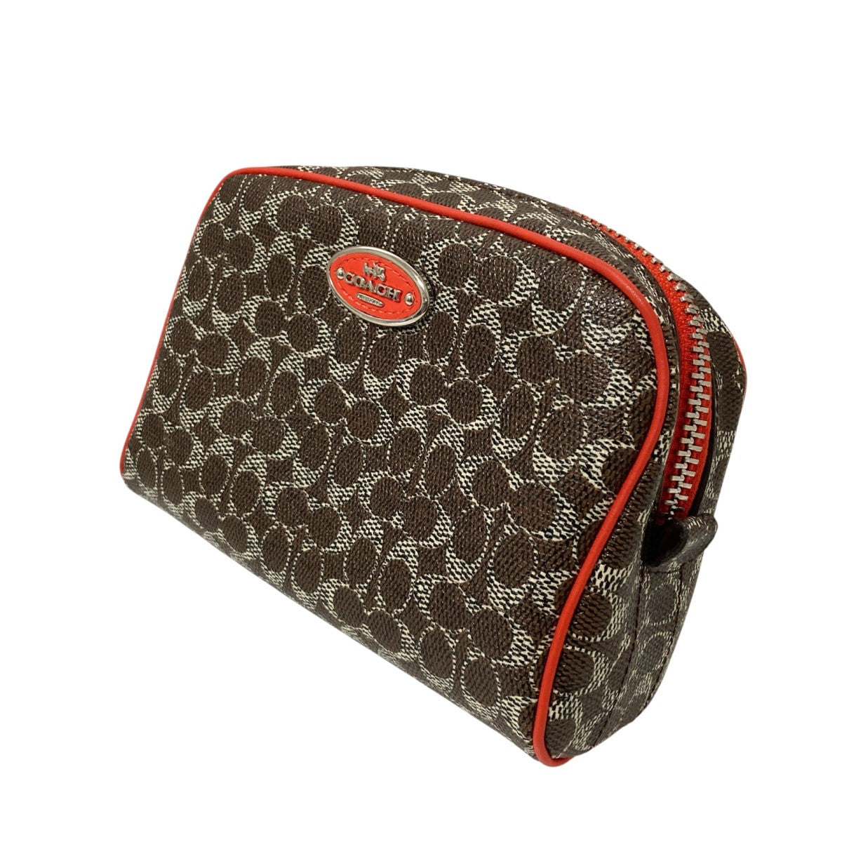 新品coachのポーチ Amazon | コーチ ポーチ COACH PVC ホリデーベル プリント