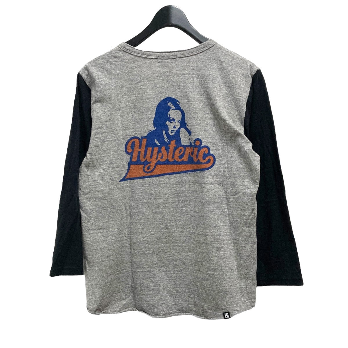 ヒステリックグラマー 両面プリント ヒスガール ヘンリーネック ロンＴ Ｔシャツ 希少✨ヒステリックグラマー ロンT 長袖カットソー ヒスガール