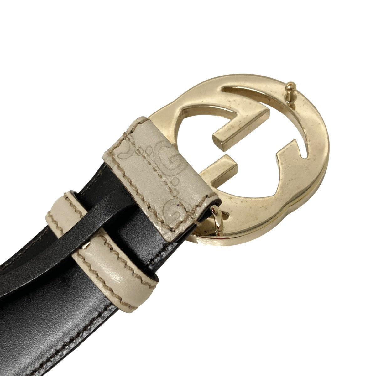 専用出品　二点　サイズ GUCCI ベルト インターロッキング グッチシマ GGレザー 114876