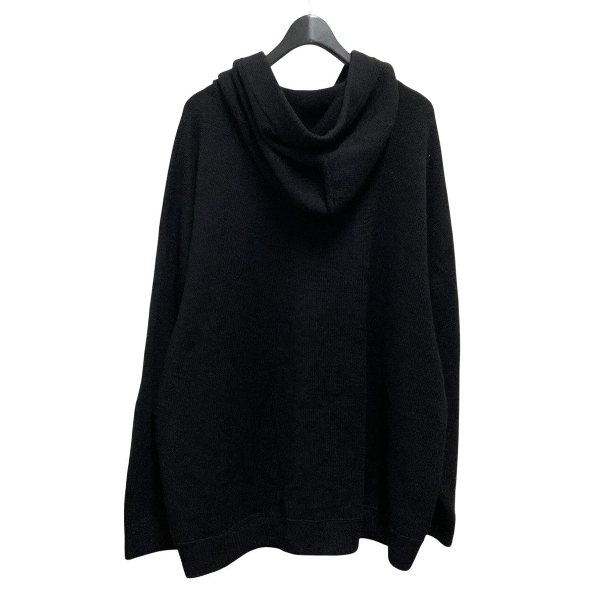 CELINE　ウールカシミヤ ニットパーカー トリオンフ ブラック　XS CELINE(セリーヌ) オーバーサイズニットパーカー2A77O373N