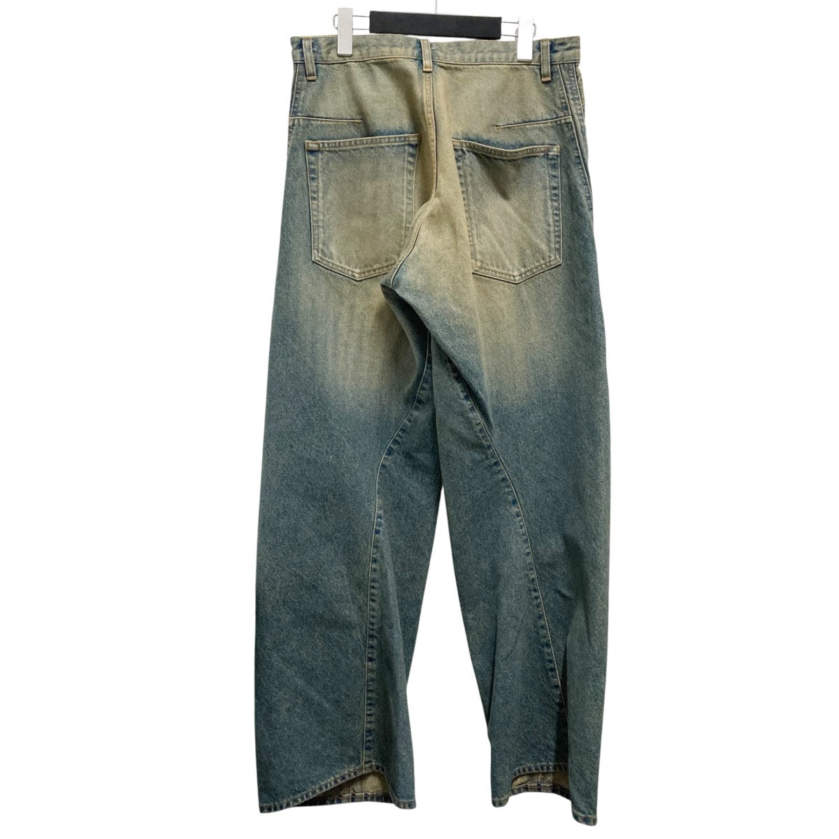 NVRFRGT(ネバーフォーゲット) 3D TWISTED WIDE LEG JEANSデニム