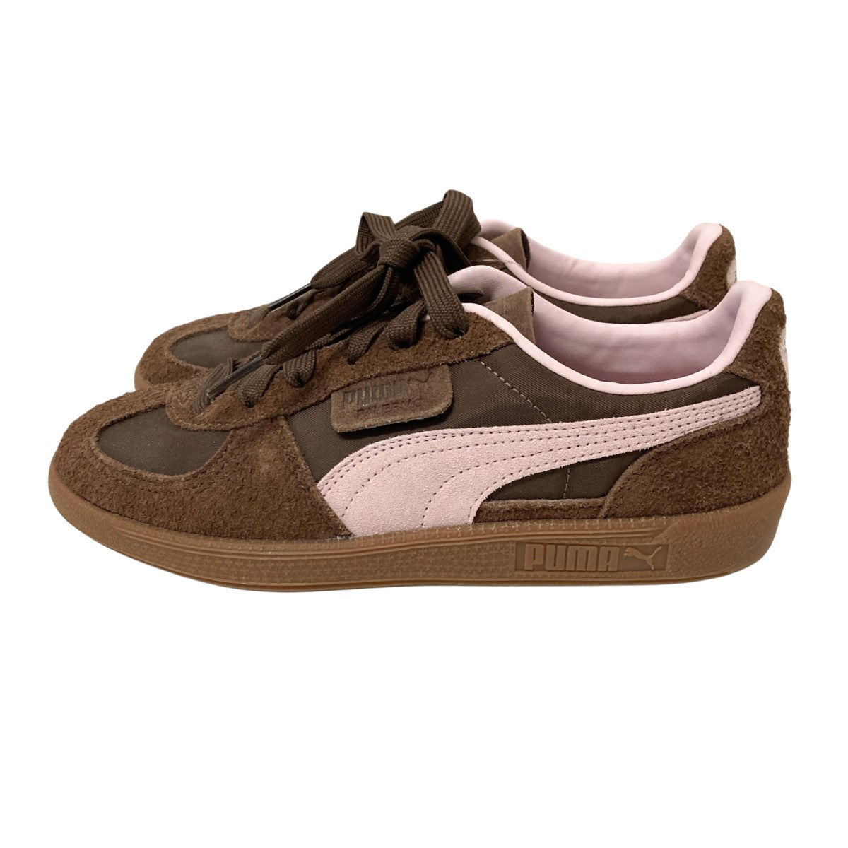 新品未使用※puma PALERMO HAIRY GS 24.5 Puma Palermo Hairy Sneakers LifeStyle Shoe Rose Quartz