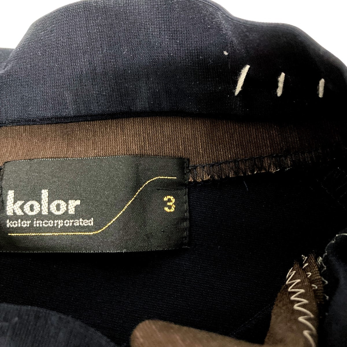 KOLOR(カラー) PULLOVER TEE切替カットソー22WCM-T01202 22WCM-T01202