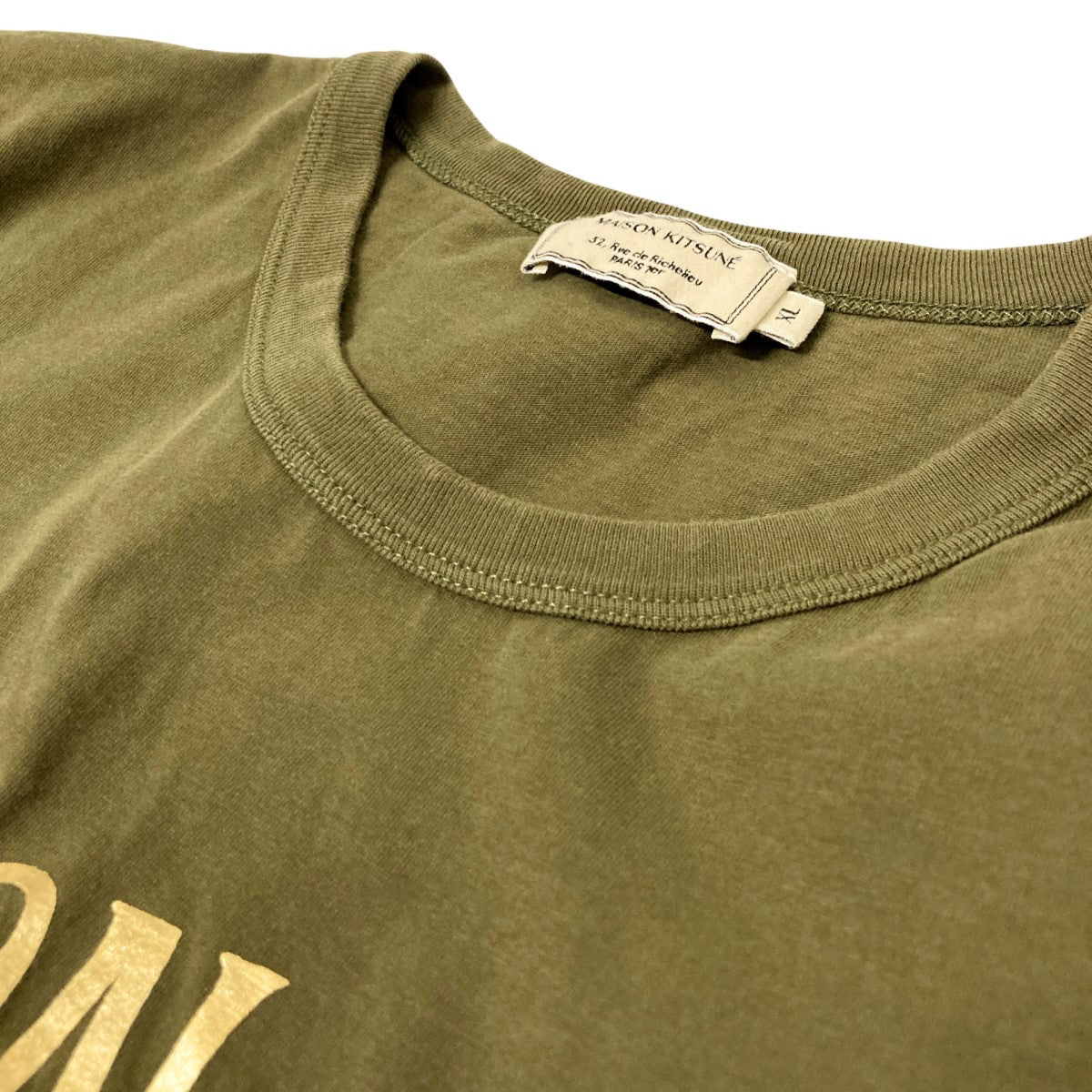 MAISON KITSUNE プリントTシャツFM00152KJ0008 古着・中古-3枚目のアイテム画像