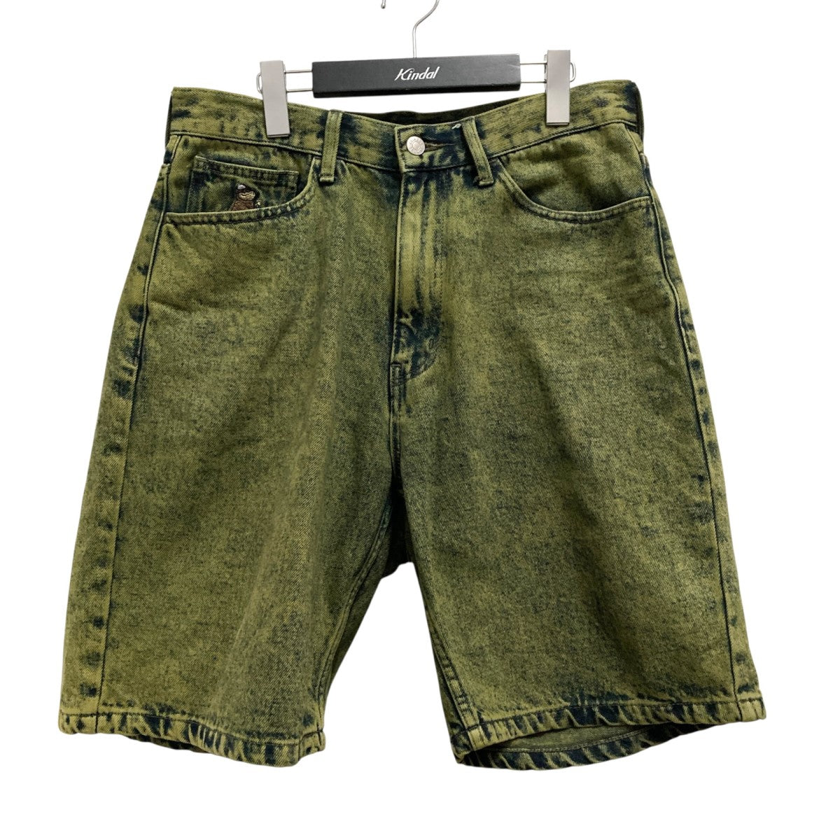 X-LARGE OVERDYED 5 POCKET SHORT PANTSハーフデニムパンツ101232031011 古着・中古-1枚目のアイテム画像
