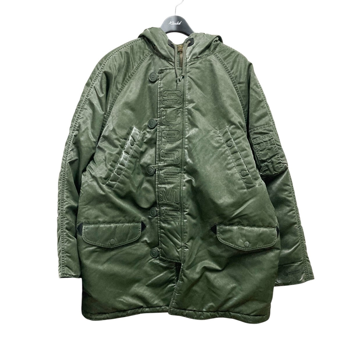 Washed Flight Satin N-3B Parka中綿ジャケット