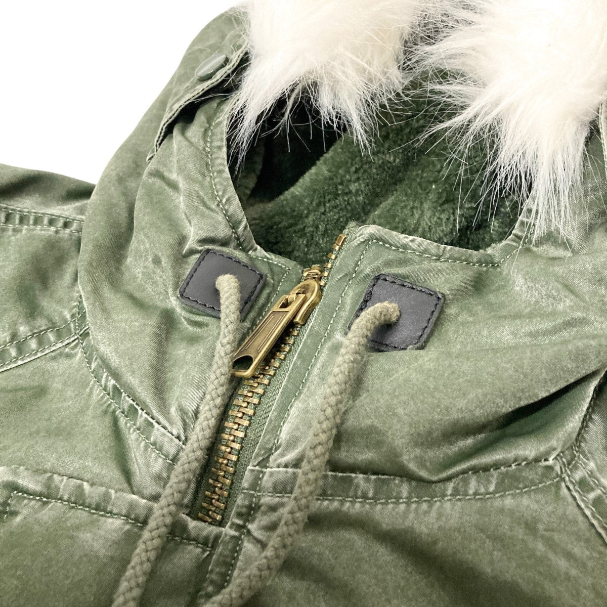 Washed Flight Satin N-3B Parka中綿ジャケット