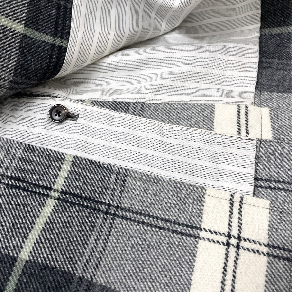 BROOKS BROTHERS 千鳥格子 チェック ウールコート ウール/ナイロン ヘリンボーンパイル ダッフルコート | Brooks