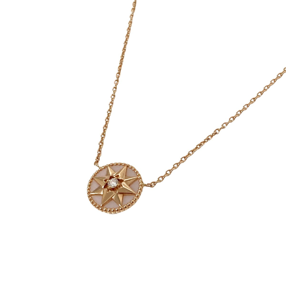 DIOR(ディオール) Rose des Vents ﾈｯｸﾚｽモチーフネックレス
