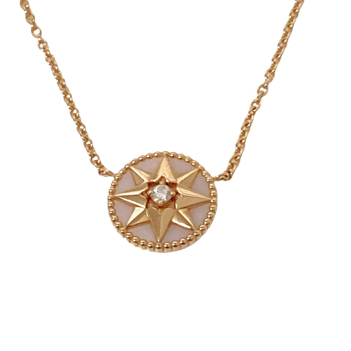 DIOR(ディオール) Rose des Vents ﾈｯｸﾚｽモチーフネックレス