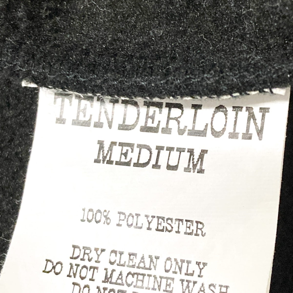 TENDERLOIN(テンダーロイン) T FLEECE JKTフリースジャケット ブラック