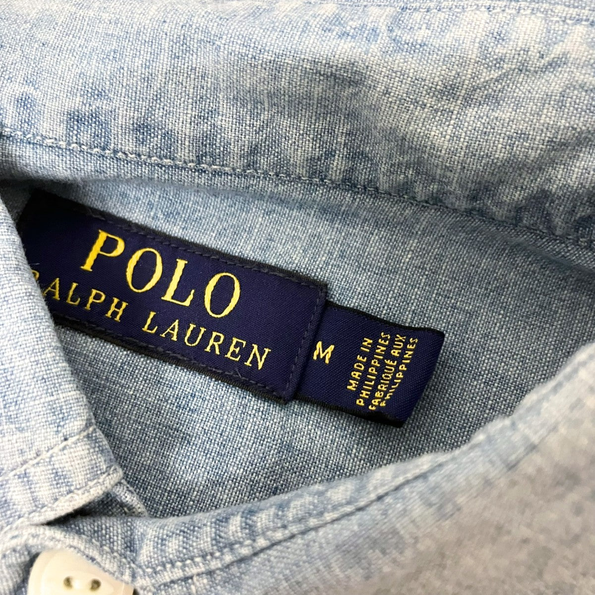 POLO RALPH LAUREN(ポロラルフローレン) ワッペン付きシャンブレー