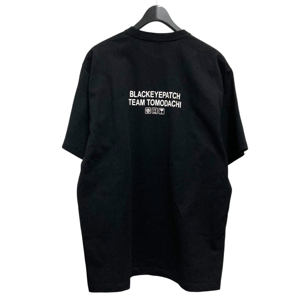 THE BLACK EYE PATCH TEAM TOMODACHI LABEL TEE半袖Tシャツ 古着・中古-2枚目のアイテム画像