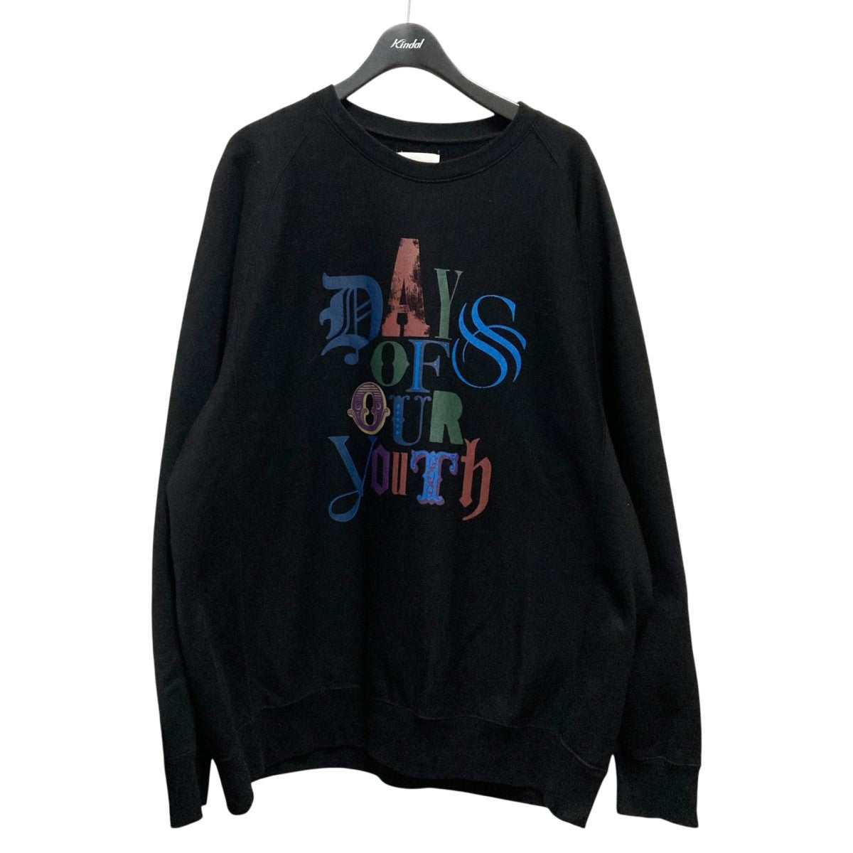 oversized crew neck sweat shirtプリントスウェットsc 0022aAW24