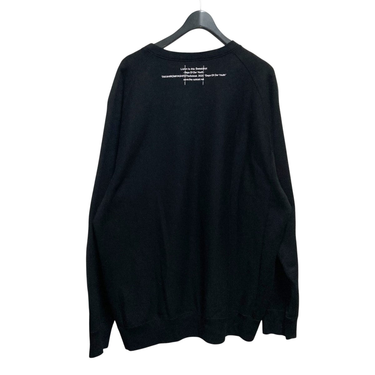 oversized crew neck sweat shirtプリントスウェットsc 0022aAW24