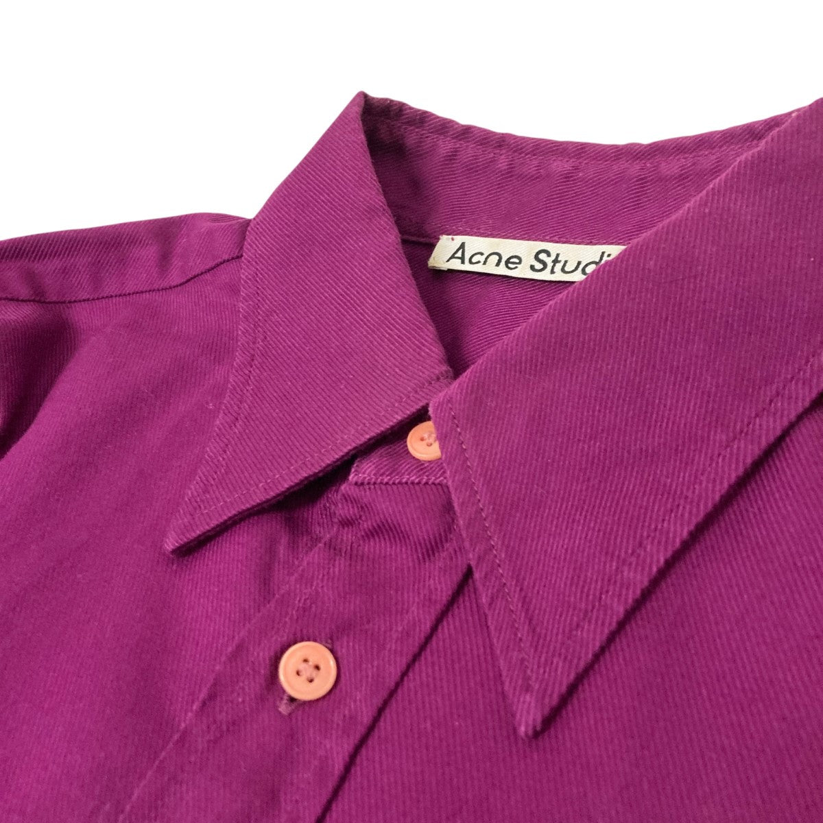 ACNE STUDIOS Button up short Sleeve Shirt半袖シャツFN MN SHIR000658 古着・中古-3枚目のアイテム画像