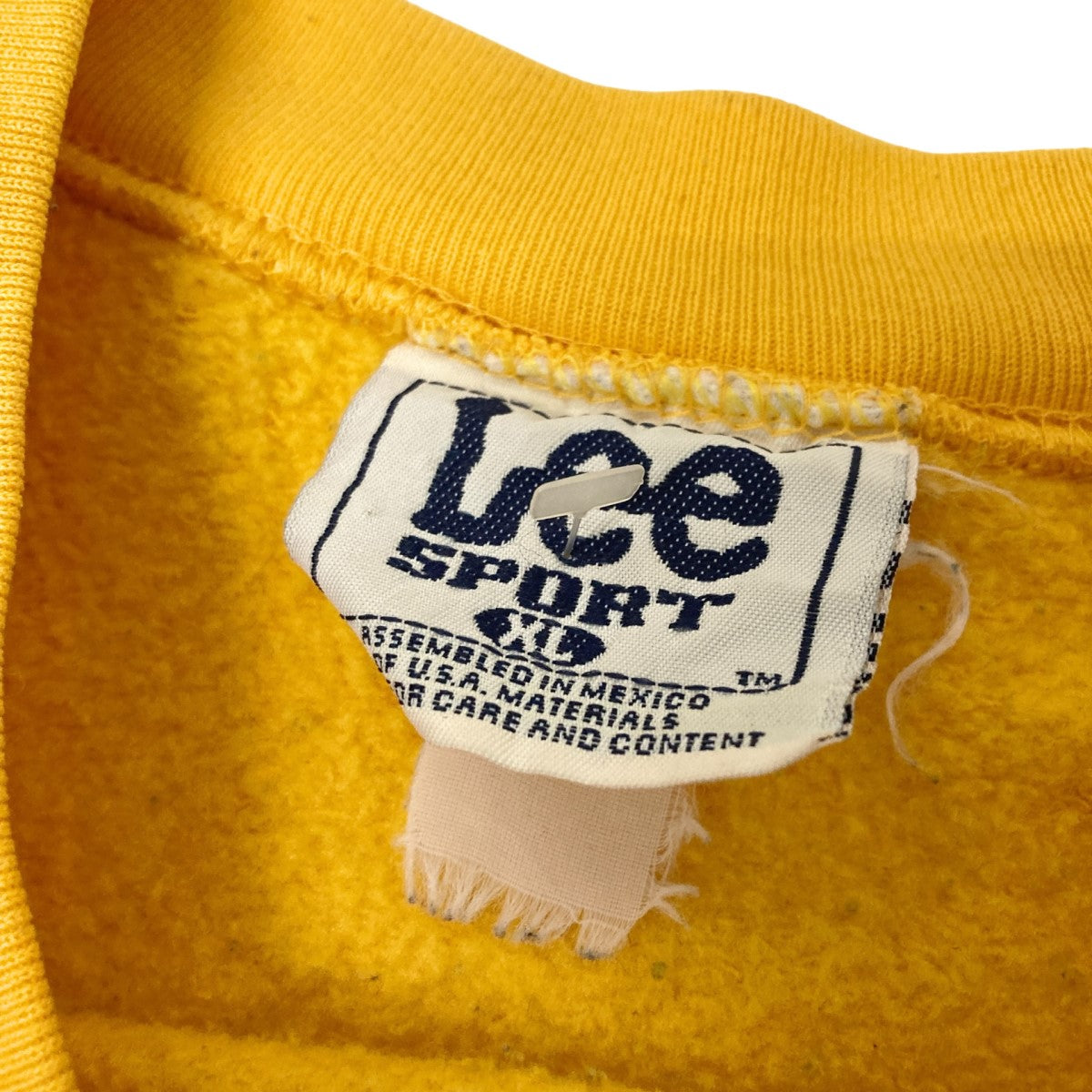 Lee SPORT(リースポーツ) ×NFL ビンテージスウェット イエロー