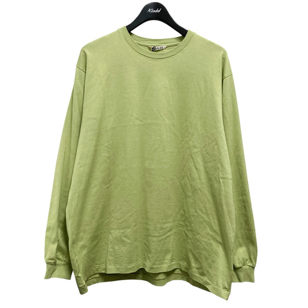 【訳あり新品未使用タグ付】　オーラリー　 クロップド丈　カットソー　長袖 訳あり新品未使用タグ付】 オーラリー クロップド丈 カットソー 長袖