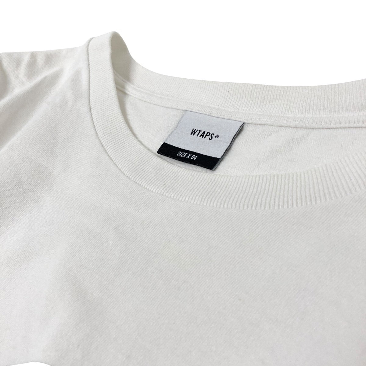 再値下げ！WTAPS Tシャツ　ダブルタップス WTAPS(ダブルタップス) プリント半袖Tシャツ ホワイト サイズ 4