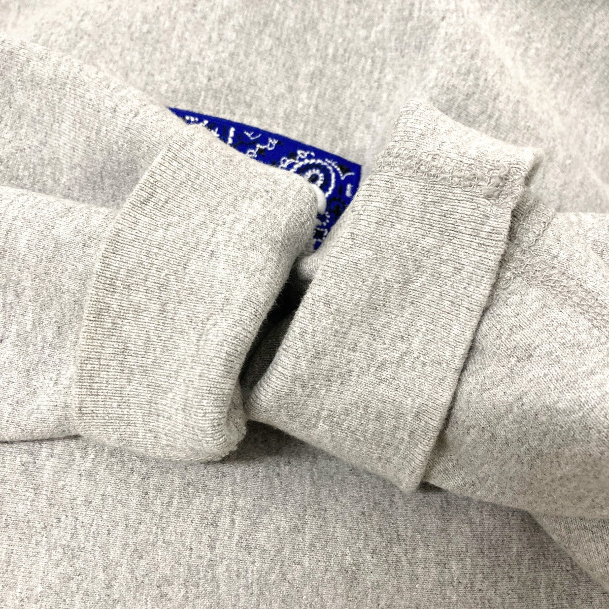 Ksupreme シュプリームスウェット 刺繍アーチロゴ　霜降りグレー Supreme(シュプリーム) 19AWBandana Box Logo Hooded Sweatshirt