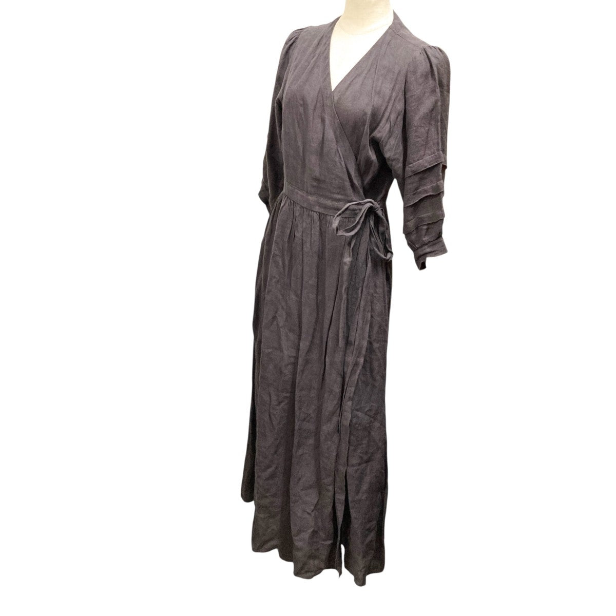 CLOTH＆CROSS ガウンワンピース 古着・中古-3枚目のアイテム画像