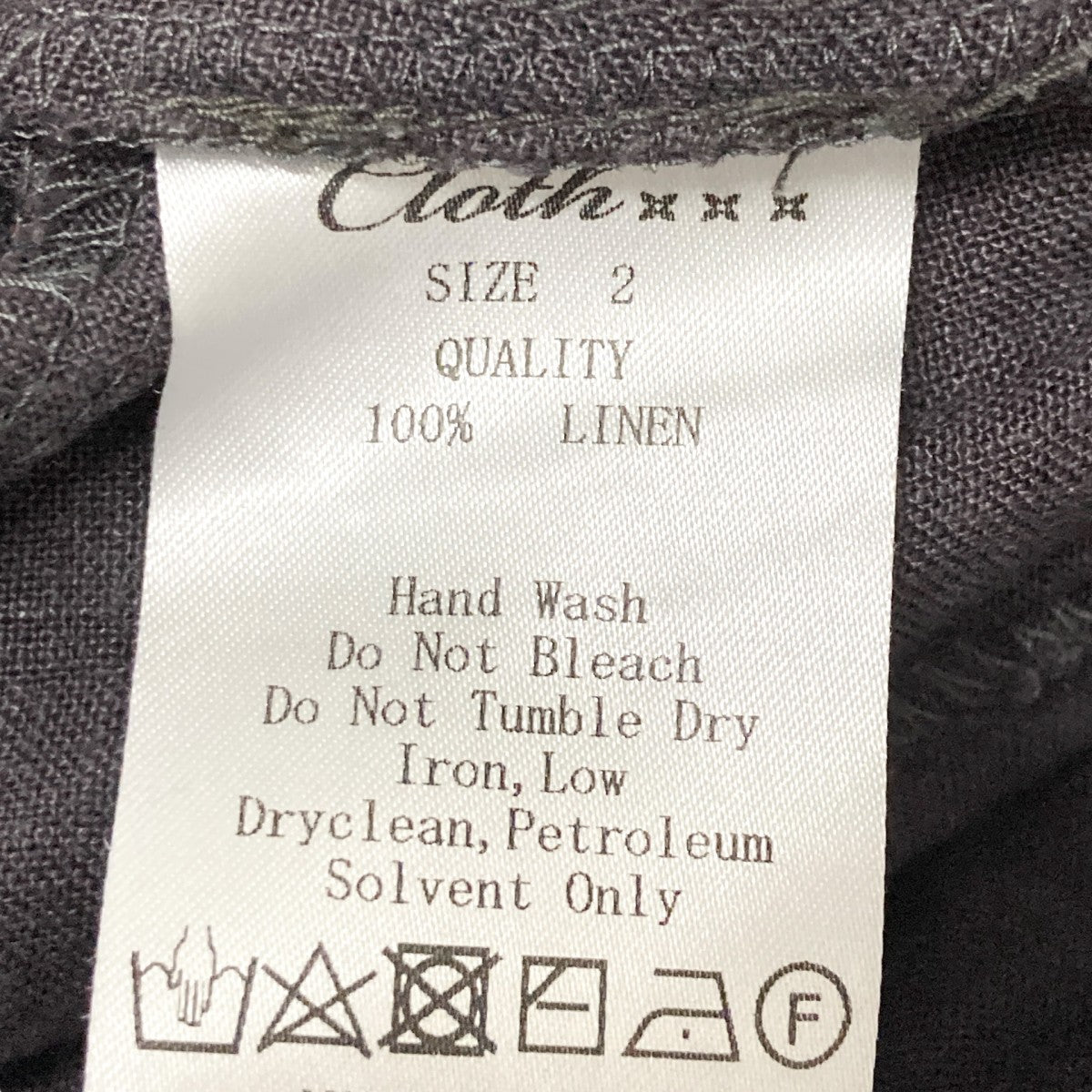 CLOTH＆CROSS ガウンワンピース 古着・中古-5枚目のアイテム画像