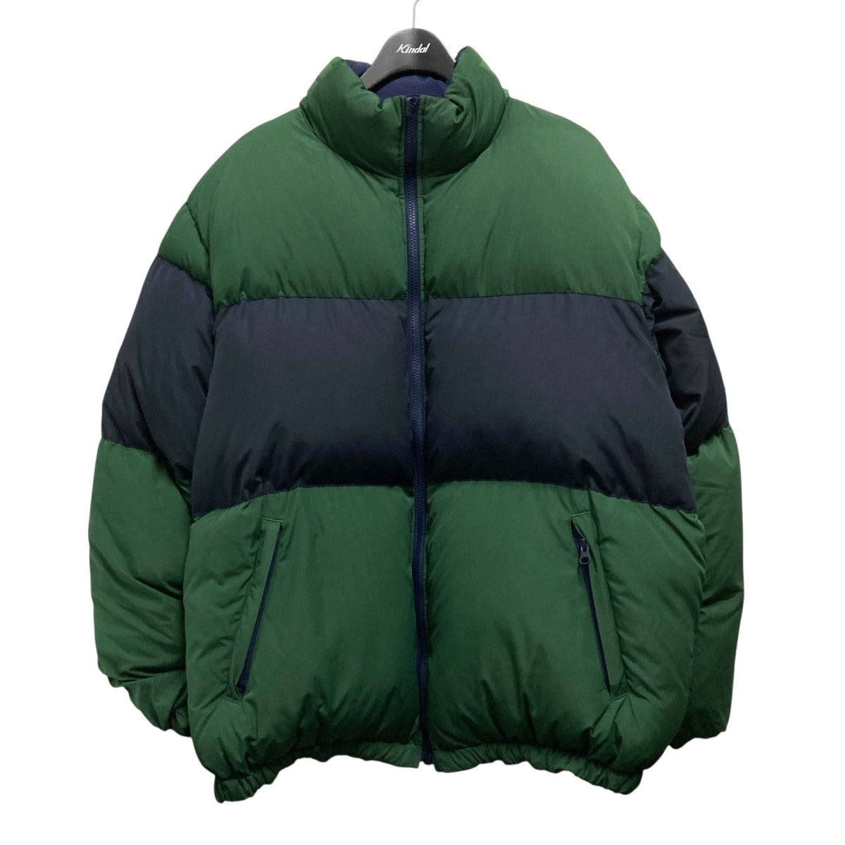 未使用級✨ X-LARGE ダウンジャケット　リバーシブル　L 黒　グリーン X-LARGE(エクストララージ) リバーシブルダウンジャケット