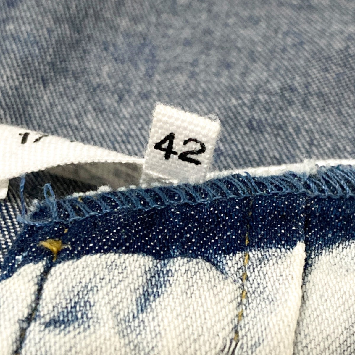 Maison Margiela(メゾンマルジェラ) ブリーチデニムビッグシャツ