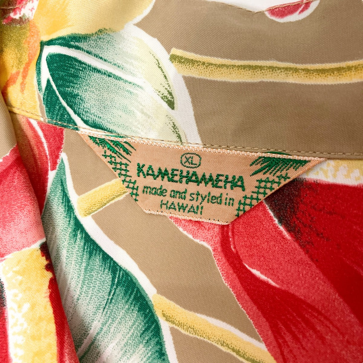 KAMEHAMEHA×Sun Surf SPECIAL EDITION ANTHURIUMアロハシャツSS32296 古着・中古-4枚目のアイテム画像
