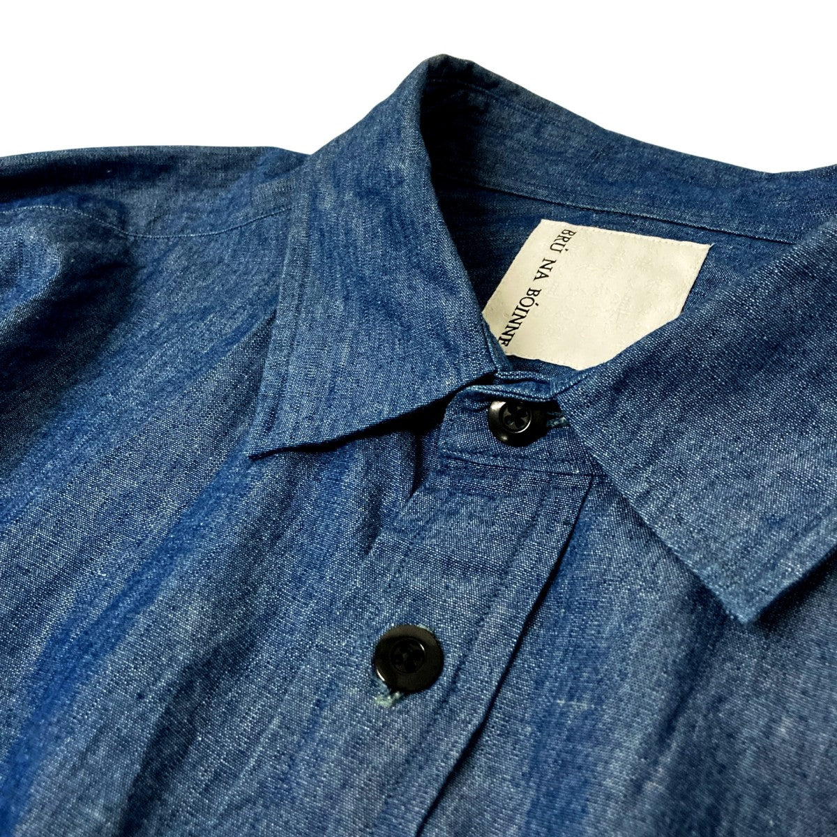 BRU NA BOINNE(ブルーナボイン) 長袖シャツ4554 4554 インディゴ