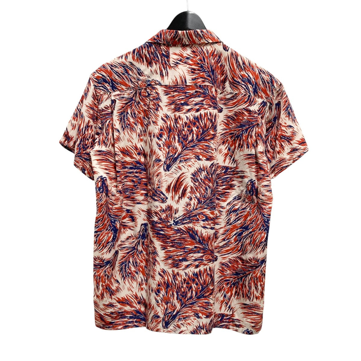 TENDERLOIN T-RAYON SHT WOLF総柄半袖シャツ 古着・中古-2枚目のアイテム画像