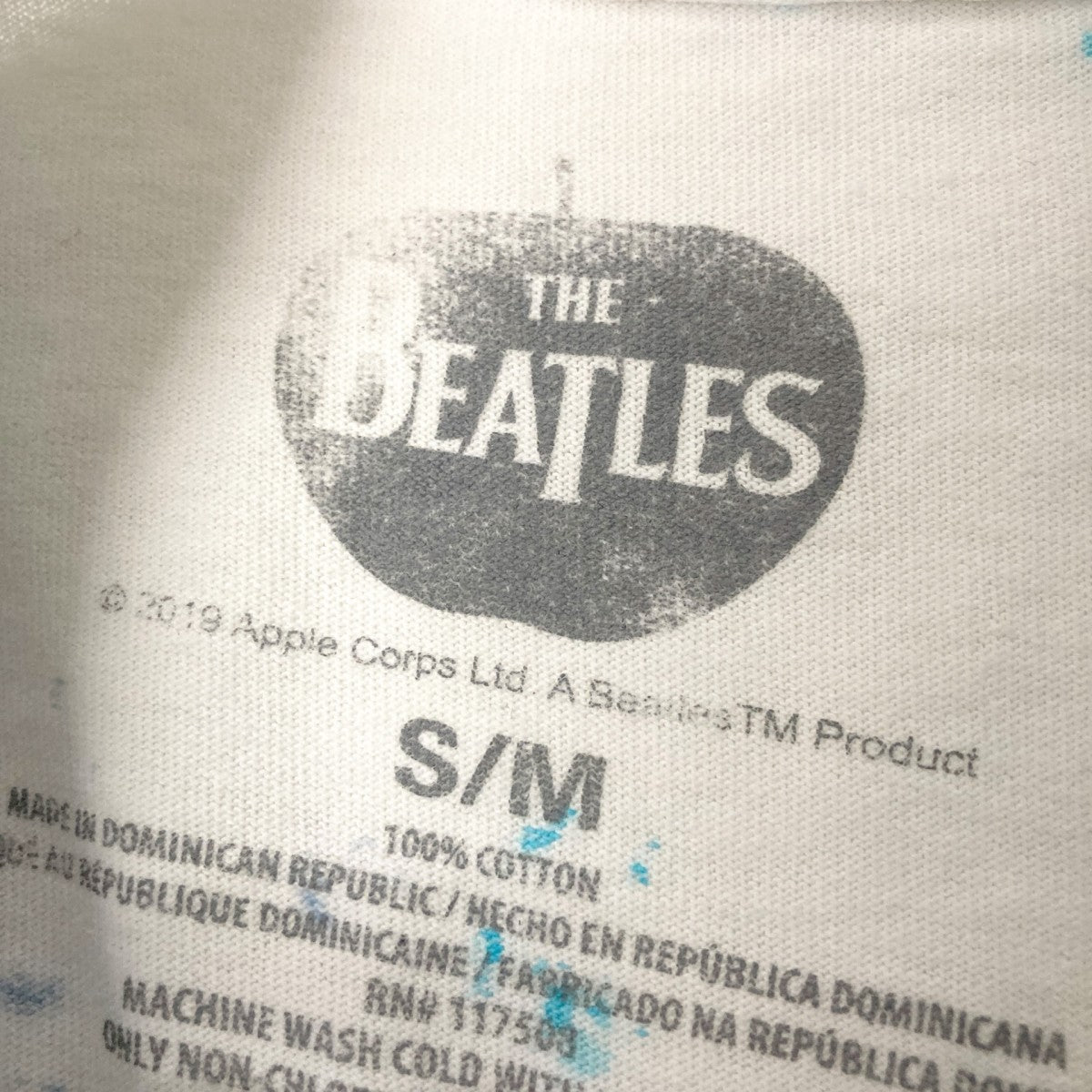 THE BEATLES ABBEY ROADタイダイ染プリントTシャツ 古着・中古-4枚目のアイテム画像