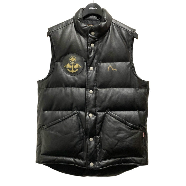 最安値　EVISU ダウンベスト　初期 EVISU(エヴィス) ダウンベスト ブラック サイズ 38｜【公式】カインド