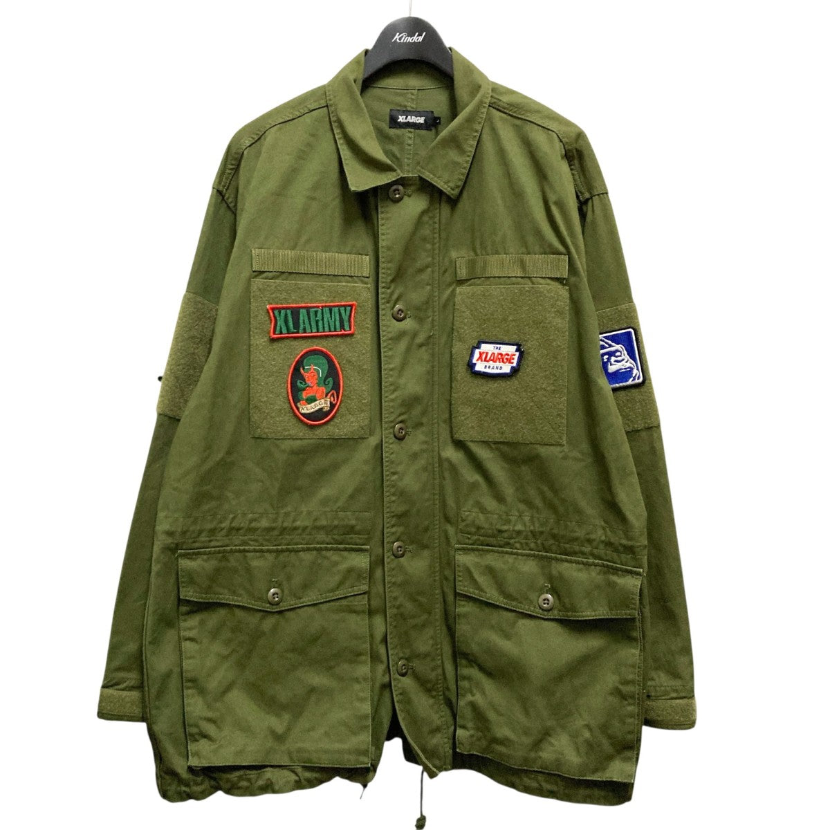X-LARGE(エクストララージ) PATCHED MILITARY JACKETミリタリー