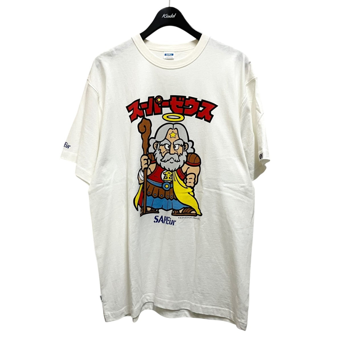 SAPEur スーパーゼウスビックリマンTシャツ 古着・中古-1枚目のアイテム画像