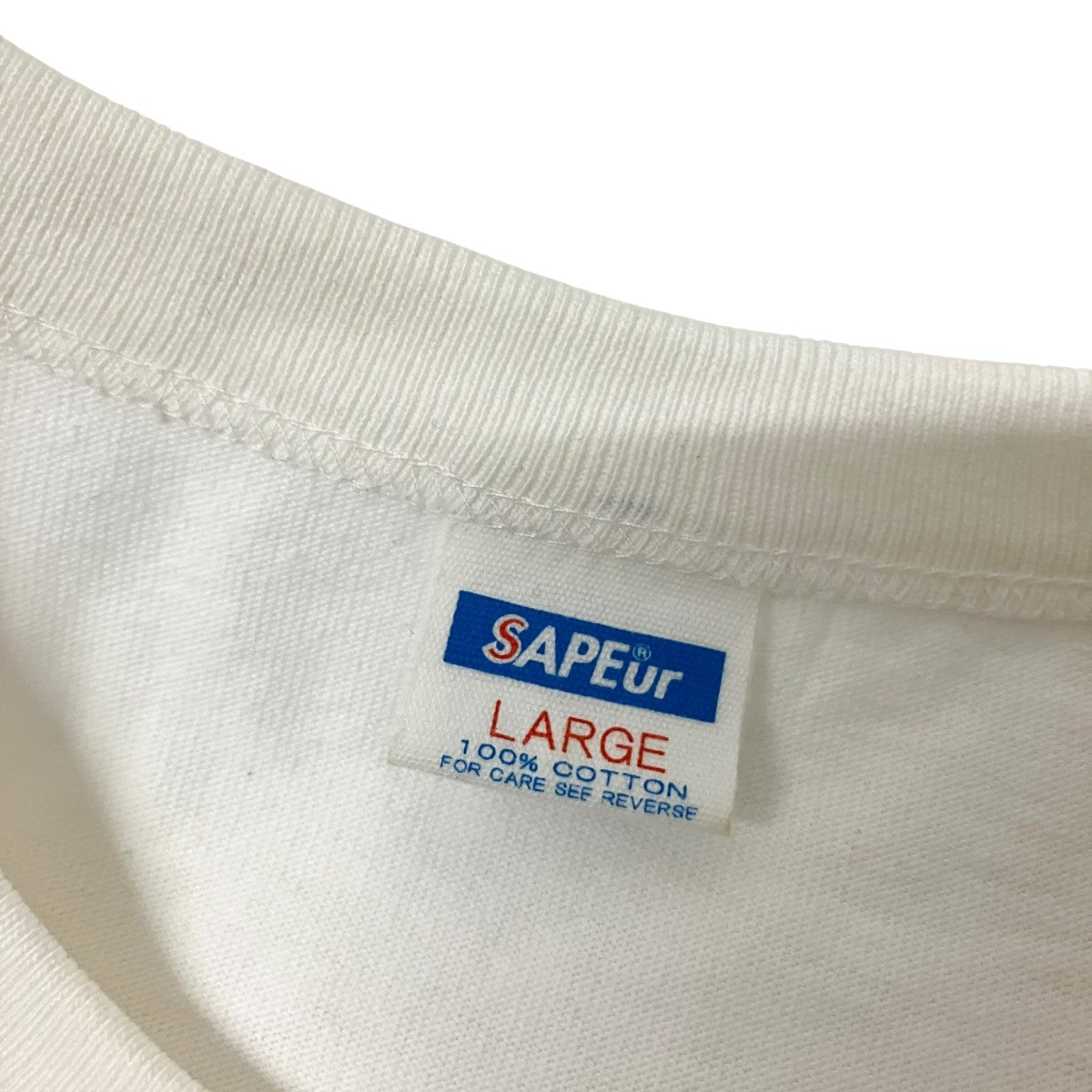 SAPEur スーパーゼウスビックリマンTシャツ 古着・中古-4枚目のアイテム画像