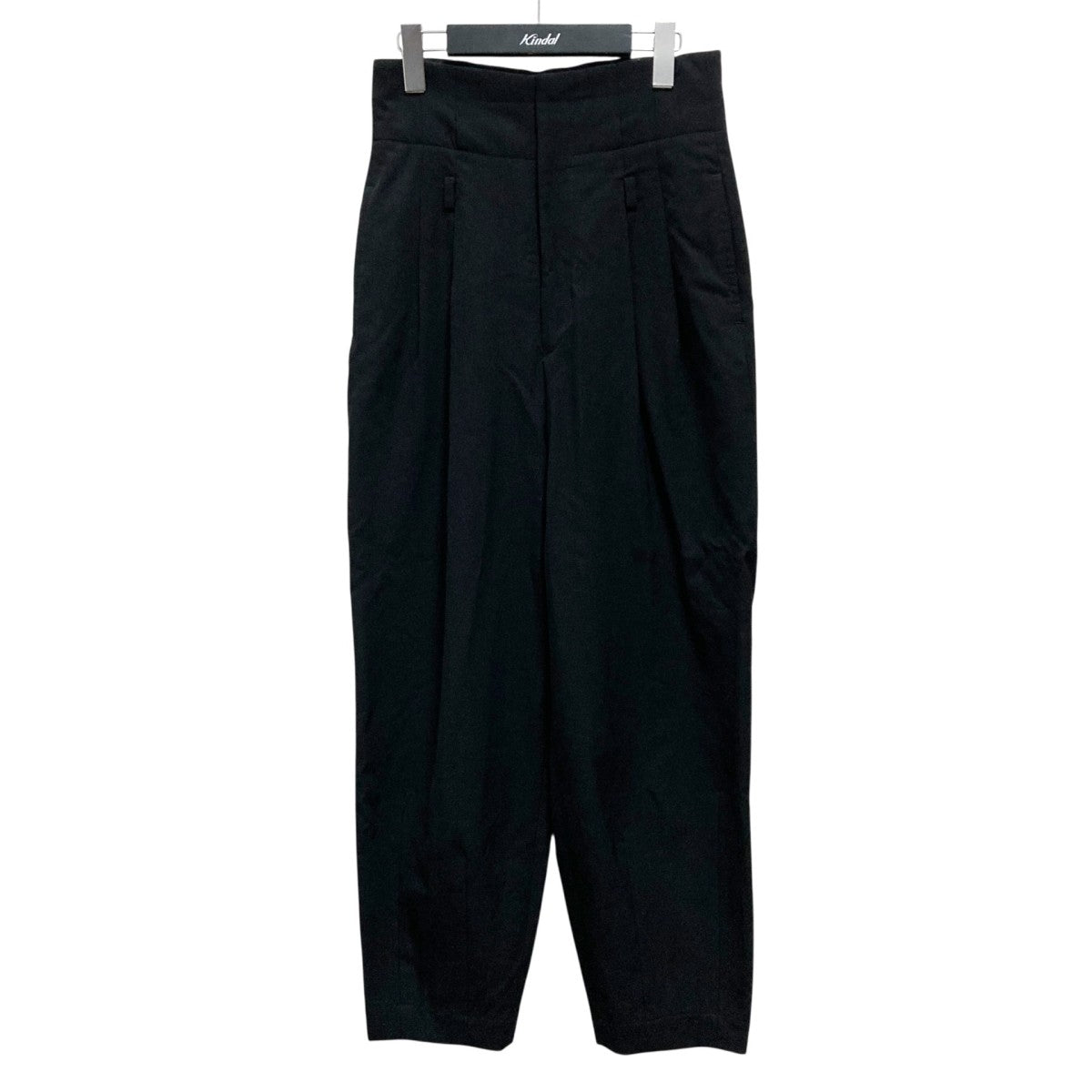コムデギャルソン　変形ガウチョパンツ　　　スカートパンツ　ポリ縮　黒 COMME des GARCONS(コムデギャルソン) 変形ガウチョパンツGN