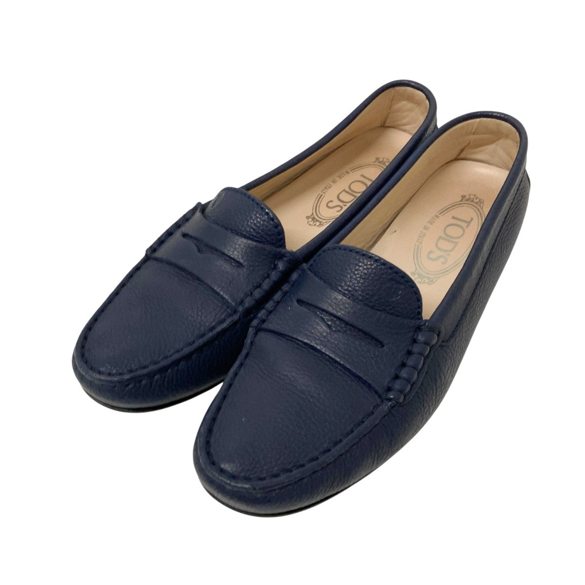 【5/10までお値下げ】美品♡TOD'Sドライビングシューズ TOD'S(トッズ) ドライビングシューズ ネイビー サイズ 37 1/2