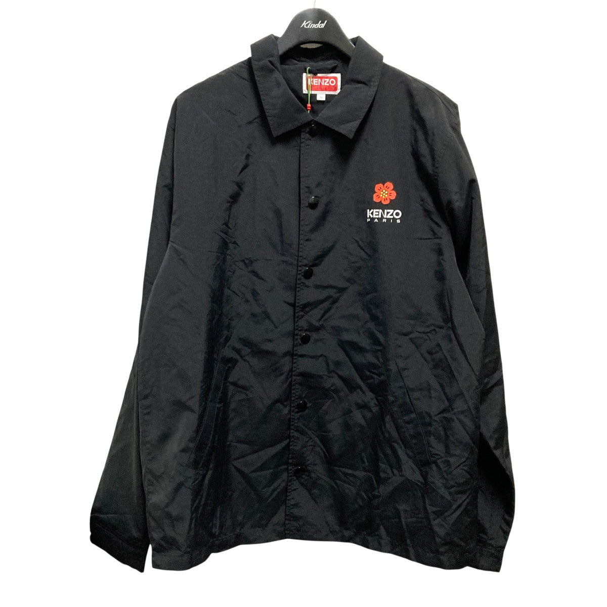 KENZO BOKE PLACED LIGHT COACH JACKETコーチジャケットFD55BL0619NT 古着・中古-1枚目のアイテム画像