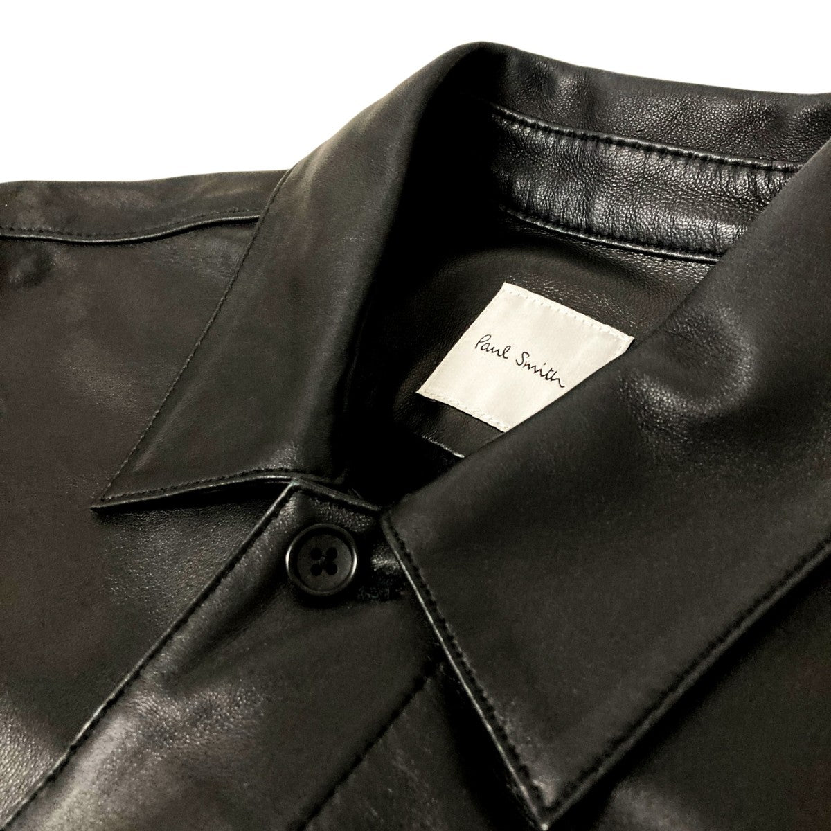専用中【極上品】Paul Smith レザージャケットMサイズ Paul Smith(ポールスミス) レザージャケット ブラック サイズ S