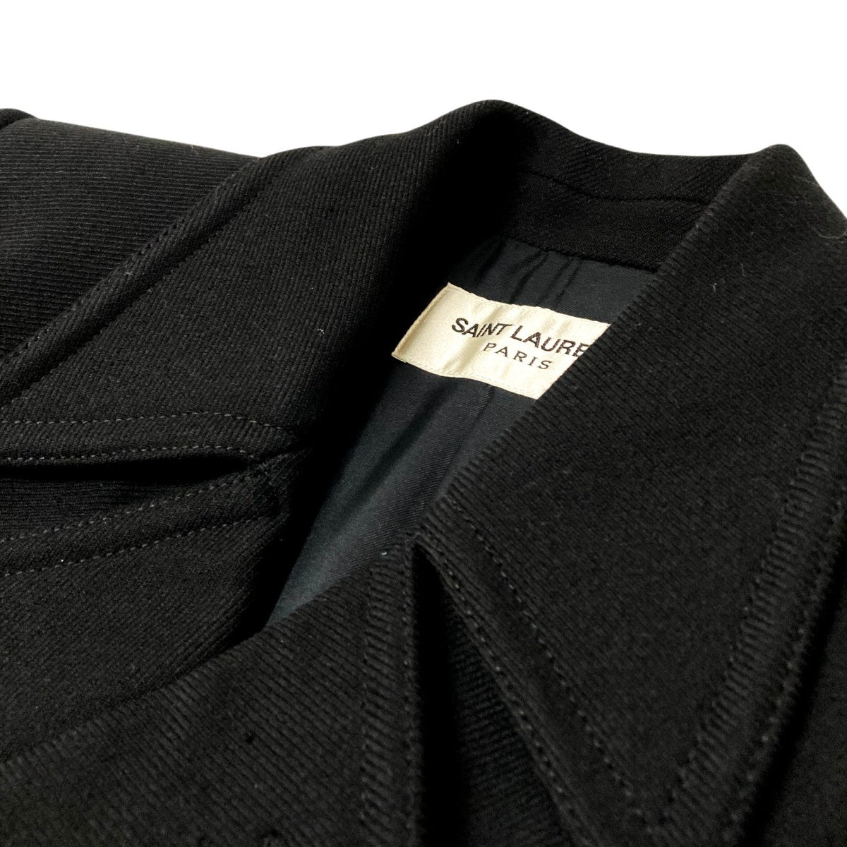 SAINT LAURENT PARIS 16AW ブラック チェスターコート SAINT LAURENT（チェスターコート）のフリマアイテム一覧