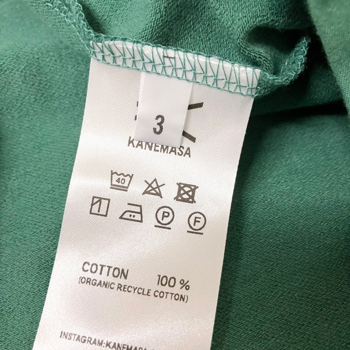 KANEMASA PHIL． HIGH GAUGE LOOSE Tee半袖Tシャツ21K843602 古着・中古-4枚目のアイテム画像
