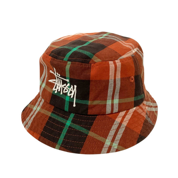 stussy(ステューシー) チェックバケットハット132978 132978 オレンジ