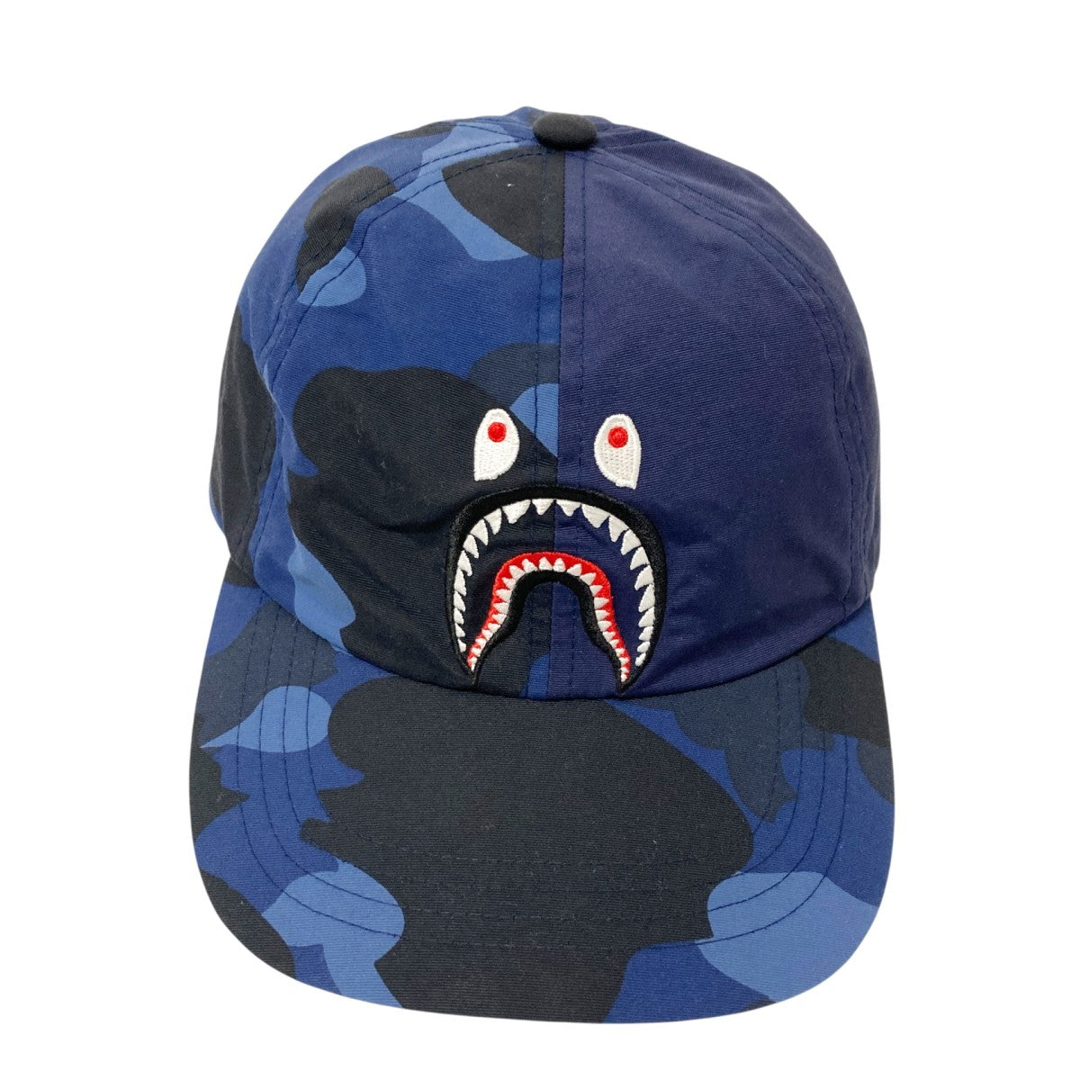 a bathing ape cap カモフラ A BATHING APE◇キャップ/FREE/ポリエステル/GRY/カモフラ