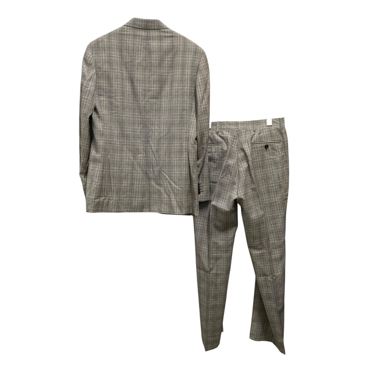 ETRO チェックセットアップスーツ11929 古着・中古-2枚目のアイテム画像